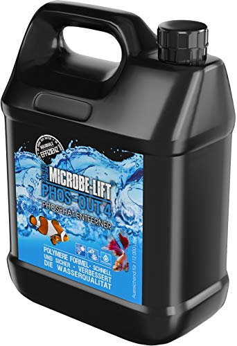 MICROBE-LIFT® - Phos-Out 4 | Flüssiger Phosphat-Entferner für jedes Meerwasser und Süßwasser Aquarium| FREI VON Lanthan | Inhalt: 3785 ml