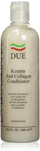La Brasiliana DUE Keratin and Collagen Conditioner 500ml - 16.9oz