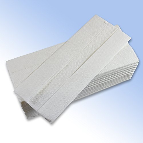 Lusso Di 1000 Centro Piegato Asciugamano Di Carta Fogli 220 x 300mm Bianco 2 Veli C-Fold