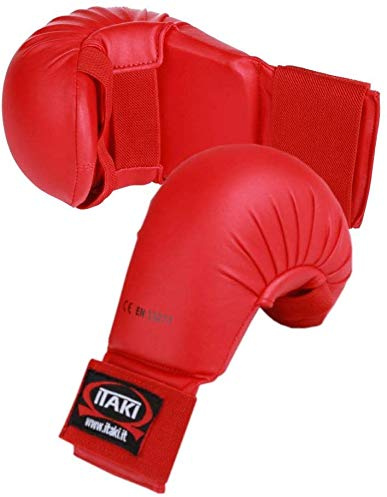 ORIENTE SPORT GUANTINO Karate-Approvato FIJLKAM, ITAKI, OS 404FIJ (Rosso, S)