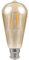 Crompton Lamps LED Squirrel Cage ST64 7.5W BC-B22d Dimmable Filament (50W Equivalent) 2200K Extra Warm White Antique Bronze 638lm BC Bayonet B22 Vintage Edison Light Bulb