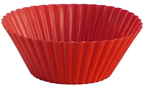 LE CREUSET 93005200060000 - Set 6 moldes Individuales madalenas, Color Cereza