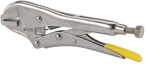 Stanley 084811 Locking Pliers 7-inch Straight Jaw, Silver