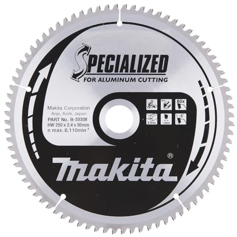 Makita Specialized Saegeblatt, 250 x 30 mm, 80Z, B-33308