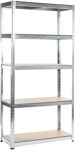 TMZ © 5 Tier Garage Full Metal Shelving 180 x 90 x 40cm Heavy Duty Racking Storage