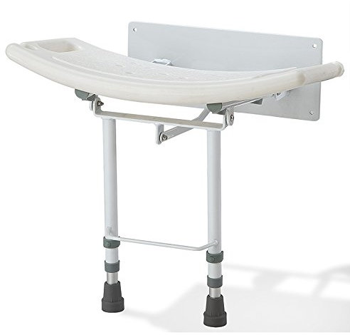 Fixé au mur rabattable siège de douche avec les jambes ECSS05W