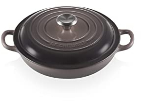 Le Creuset Enameled Cast Iron Signature Braiser, 1.5 qt., Oyster