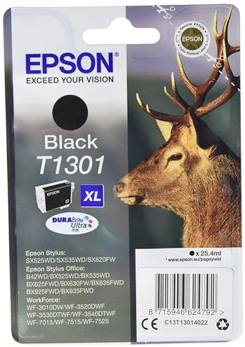 Epson T130140 Stylus SX525WD/SX620FW XL, Schwarz