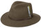 Stetson Newberg VitaFelt Traveller Hut - Einfarbiger Hut - Wasserabweisend - Robuster Filzhut - Made in USA - Herren - Ganzjährig braun M (56-57 cm)