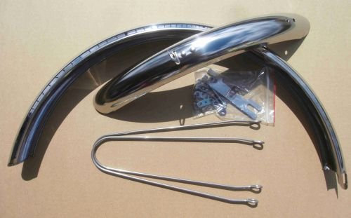 Classic Cycle Schutzbleche Edelstahl für das Klapprad/Bonanzarad 20 Zoll