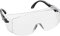 voltX OVERSPECS Schutzbrille über Brille Anti Beschlag, Kratzfest, UV400 Verstellbare Bügel, Klare Belüftete Gläser CE EN166F & UKCA, Sicherheits-Überbrille