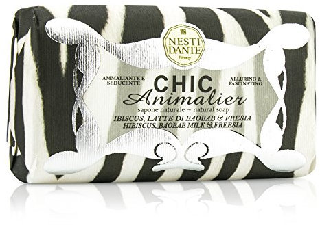 Nesti Dante - Chic Animalier Natural Soap - Hibiscus, Baobab Milk & Freesia - 250g/8.8oz
