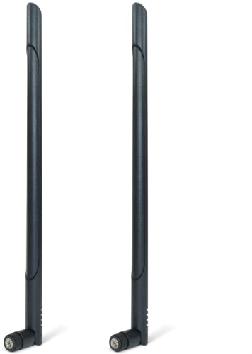 Proxicast 5-8 dBi High Gain External 4G/5G Antenna Compatible with Cisco, Cradlepoint, Netgear, Pepwave, MoFi, CalAmp, Digi, Sierra and Other Routers & Modems with SMA Connectors (ANT-120-006-2PK)