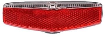 Pêcheurs Adultes Dynamo Lampe LED arrière de Porte-Bagages, Rouge, One Size