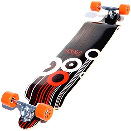 Atom Drop Down Longboard - Orange, 41 Inch