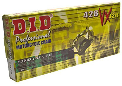 DID Kette 428 VX, 136 Glieder (X-Ring), offen mit Clipschloss