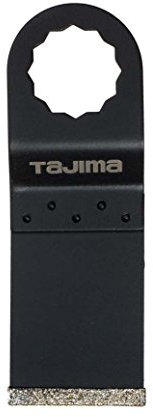 Tajima Sägezubehör Multitool Diamantbeschichtung Sternaufnahme für hartnäckige Materialien, Beton, Fliesen, Keramik Sägeblatt: 32,5 mm, SD325