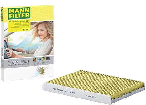 MANN-FILTER FP 2862 Innenraumfilter/Kabinenluftfilter - FreciousPlus Biofunktionaler Pollenfilter - für Pkw + Transporter