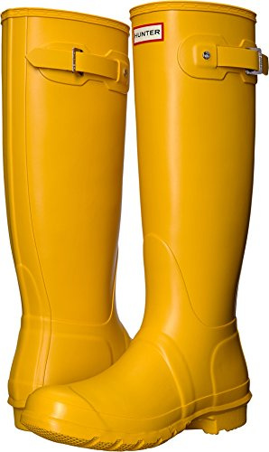 Hunter - Wellington Boots, Botines Mujer, Amarillo (Yellow/ryl), 38 EU