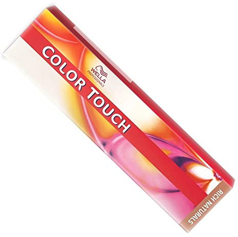 Tinte para cabello Color Touch de Wella, color rosa dorado claro, 8/43