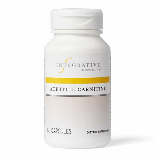Integrative Therapeutics Acetyl L-Carnitine - Supports Healthy Cellular Energy Production* - Supports Nerve Cell Function* - Vegan, Gluten-Free & Dairy-Free - 60 Capsules (30 Servings)