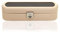 FrIEDrICH/23 Friedrich23 Uhrenkoffer – Uhrenkasten Cordoba mit Glasdeckel aus Echtleder in beige – Platz für 5 Uhren – abschließbar