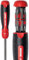 Megapro Multi Bit Ratcheting Screwdriver Set - 13 in 1 Screwdriver Bit Set w/ ¼” Hex Shaft for Phillips, Star, Flat, Square Bit - Multi Head Screwdriver Automotive Tools w/Retractable Cartridge