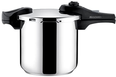 Tescoma 701708 Pentola a Pressione capacità 7,5 lt, Acciaio inossidabile, Linea Bio Exclusive +