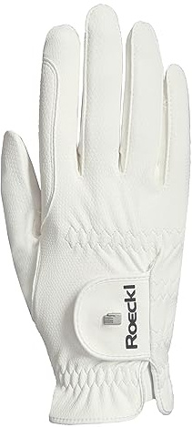 Roeckl Sports ridhandske ROECK-Grip PRO, unisex sommarhandske, vit 8