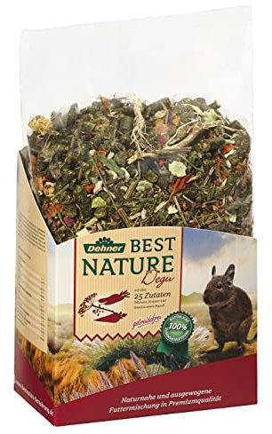 Dehner Best Nature Nagerfutter Adult, Degufutter, 2 kg