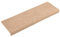 vidaXL Tappetini per Scale Tessuto Agugliato 15 pz 65x21x4 cm Marroni
