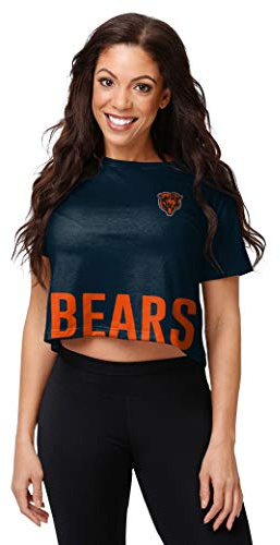FOCO dam Wordmark Crop Top Fashion Shirt Skjorta