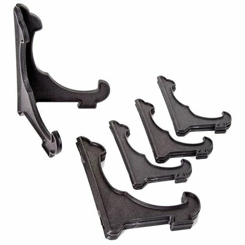 LORD C Display Stand Easel Plate Stand Holder Picture Frame Stand Multifunctional Display Holder For Plates Mobile Phones Books Photos Home Decoration Accessories (PLASTIC 6PC)