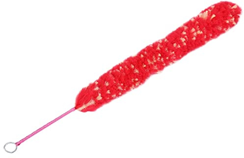 Ghzste Cleaner Recorder Brush 38×4×4 Red Nylon Practical Flute Cleaning Swab Brush Moisture Cleaner Music Instrument Parts