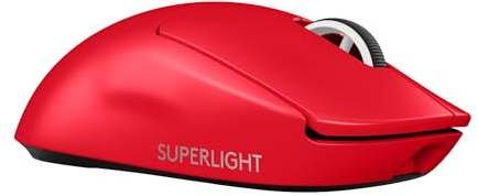 Logitech G Pro X Superlight 2 SE ratón inalámbrico para Gaming, 60 g, 5 Botones programables, Sensor de 44 000 dpi, Velocidad máxima >888 IPS, Velocidad de Respuesta de 1 kHz, USB-C, PC/Mac - Rojo
