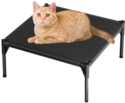 Outdoor Dog Bed, Elevated Dog Bed, Raised Cot, Easy Maintenance, Dependable Support System, 49x49x19cm For Medium, Large, Puppy