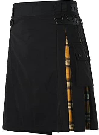 Hommes Kilt Traditionnel Hommes Mode Jupes écossaise Nouvelle Jupe Utilitaire Homme Classique Jupe Rétro Médiévale Écosse Jupes Plissées Épissure Kilt écossais