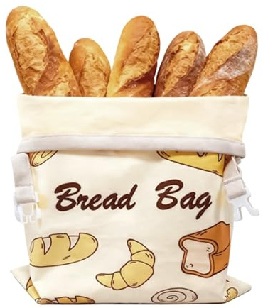 Borsa per pane in d' , grande capacità, portatile, per casa, cucina, panetteria, bar, congelatore, impasto alimentare