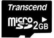 Transcend Flash-Speicherkarte, 2 GB, Micro SD (ohne Box und Adapter)