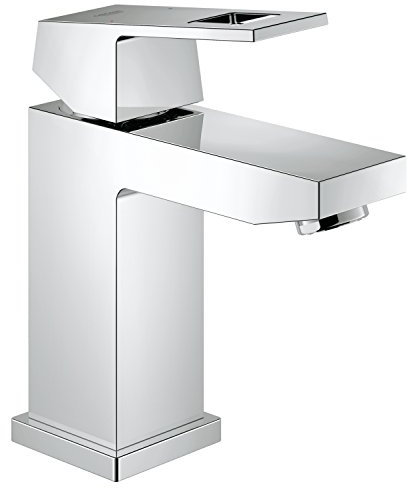 Grohe Eurocube Badarmatur - Waschtischarmatur GLATTER KÖRPER 23132000,Chrom S