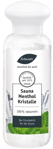 Saunabedarf Schneider - Sauna-Menthol-Kristalle, Saunaaufguss ohne Wasser, 100g