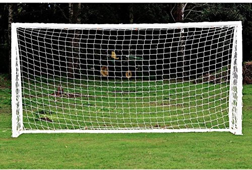 handball goal net eecoo Ersatz Fußball Tornetz, Full Size Fußball Soccer Net, in Allen Wetterbedingungen für Sport Training (6 x 4 Fuß, 8 x 6 Fuß, 12 x 6 Fuß, 24 x 8 Fuß), 12X6 FT