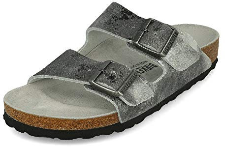Birkenstock Arizona VL W Sandalen vintage metallic gray silver