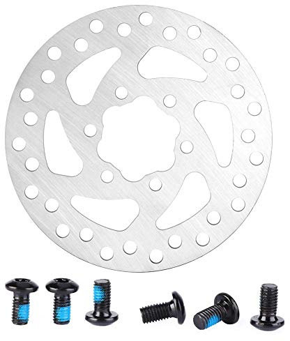scooter bremsscheibe 120, Bike Disc Bremsscheiben, Mountainbike Edelstahl Bremsscheibe Elektroroller-Scheibenbremsscheibe Fahrrad Bremsbelag Bremeil(120mm)