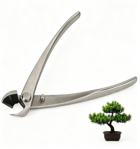 Tijeras de podar para jardín, cortador de jardinería manual de acero inoxidable de 165mm, juego de herramientas para bonsái, cortador cóncavo, cortador de perilla, tijeras para bonsái
