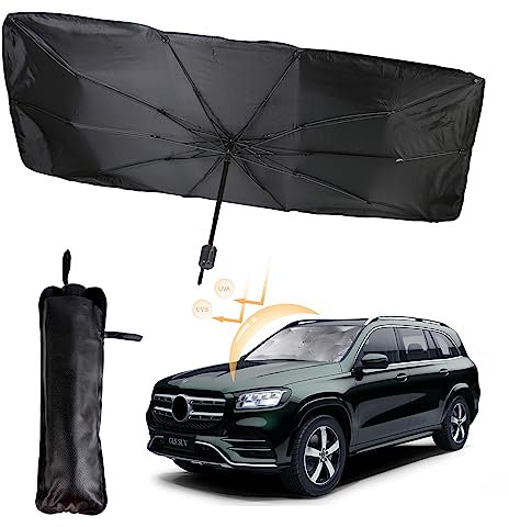 Iceten Car Windshield Sun Shade Umbrella 360° Rotation, Foldable Car Screen Protector, Front Window Sunshades, Blocks UV, Keeps Vehicle Cooler