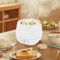 Electric Rice Cooker with Glass Lid - 1.8L Pot, Keep Warm Function, Non-Stick, Multifunctional Cooking Pot