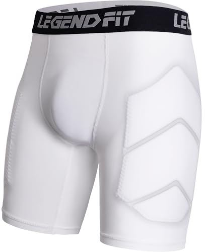 Legendfit Boys Youth Baseball Padded Sliding Shorts w/Cup Pocket (No Cup) Protective Compression Underwear Softball Football Lacrosse