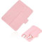 XOXVURI 1 Pieza Funda Plancha Pelo Planchas Para El Pelo Bolsa De Almohadilla De Silicona Resistente Al Calor Rizador Almohadilla De Silicona Almohadilla Alisadora De Viaje Plegable (Rosa)