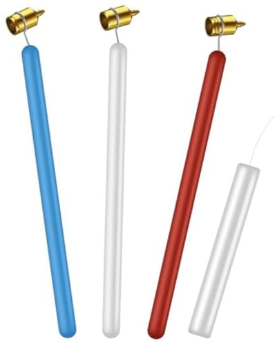 liyoe Slanting Fine Line Paint Pen Set 0.7/0.5/0.4mm Heavy Fine Brass Tip Kistka Wax Pen Decorating Kit Pysanky Kistka Tool Easy Install Easy to Use